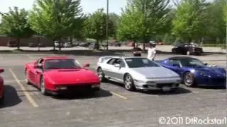 Exotic Car Cruise - Ferrari Testarossa, Lotus Esprit V8, Acura NSX, Lotus Elise, Infiniti G35