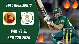 Pakistan vs Sri Lanka 3rd T20 Highlights 2026 | Pak vs SL