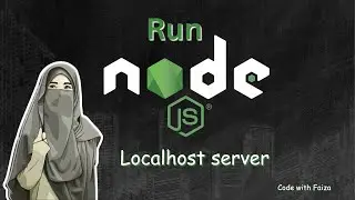 Install node js | run localhost web server in node js