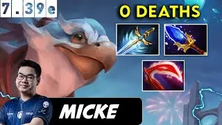 Micke Kez Safelane 12 Kills - Dota 2 Patch 7.39e Pro player Full Gameplay