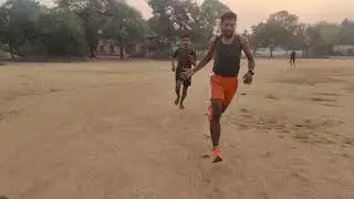 1600 m first timing ta army Commando physical academy Damoh #army #trending