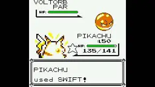 Pok&eacute;mon Yellow Version - Catching Voltorb