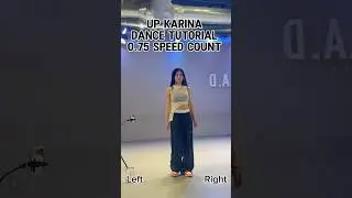Up Karina dance mirrored tutorial #kpop #upchallenge #kpopfyp #karina #aespakarina