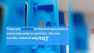 Foot Spa Massager with Bubble, Pumice Stone, Pedicure Kit and Infrared Heater for Sore Feet Relief