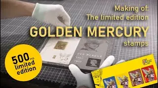 Cryptostamp Art - golden mercury