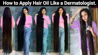 How to Apply Hair Oil Like a Dermatologist. #longhair #hairoilingtips @INDIANGLAMOUR07