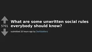The Unspoken Etiquette: Unveiling Reddit's Top Unwritten Social Rules!