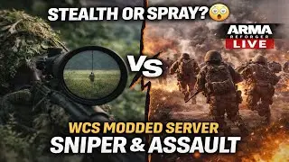 Stealth or Spray? 😳 WCS Modded Server Sniper & Assault | Arma Reforger LIVE