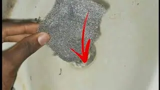 How To clean Bathroom ceramic sink without use of bleaching agent pure natural
