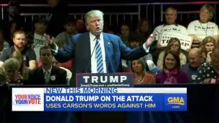 Donald Trump Attacks Ben Carson On His Alleged Violent Past