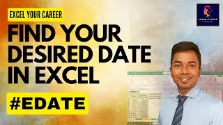 EDATE function in Excel | Find specific date from a date | Find bill payment date | MS Excel Bangla