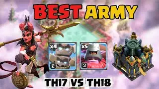 Easy TH17 Meteor Golem + Throwers Attack Strategy Guide!! Best TH17 Attack Strategy (Clash of Clans)