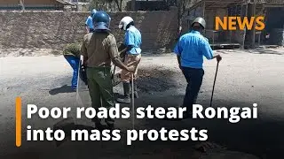Rongai residents stage early morning demo over poor roads