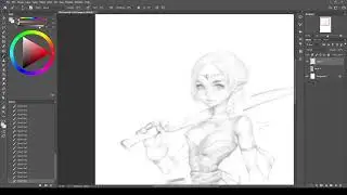 Warmics Digital Painting - OC Elf Practice