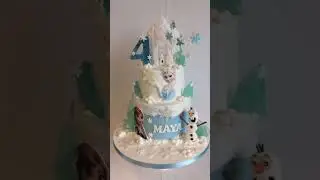 Frozen Elsa cake 🎂 Decoration ideas Photos video unique design #shorts#frozen
