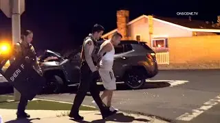 Drone Tracks Down Suspect After Pursuit Crash