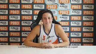 Conferenza stampa Omeps battipaglia - Alama San Martino di Lupari 19-10-25