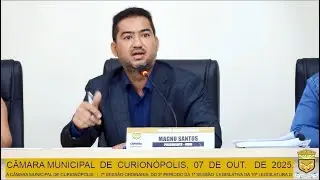 7ª SESSÃO ORDINÁRIA DO 2º PERÍODO DA 1ª SESSÃO LEGISLATIVA DA 10ª LEGISLATURA DA CÂMARA MUNICIPAL.