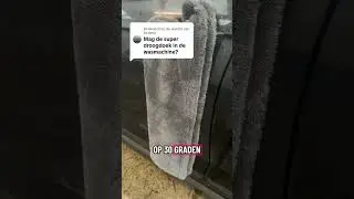 Mag de Super Droogdoek van Chameleon Wax in de wasmachine?