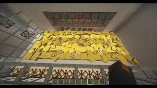 Zoglins 100 vs 100 yellow sheep minecraft