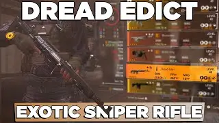 The Division 2 | New Exotic SVD *Dread Edict* | Weapon Showcase | High Fire Rate -High Survivability