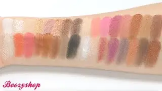 Makeup Revolution   Ultra 32 Eyeshadow Palette Flawless 4 Swatch