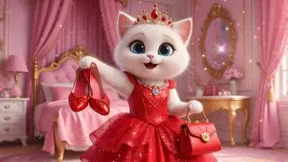 Cute Kitten Doing Makeup for the First Time | Meow Fashion Show 🐱💄 #catstory​ #catlovers​ #​cats