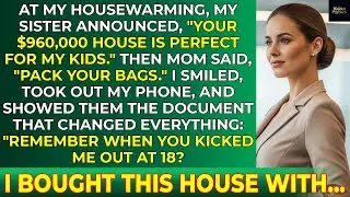 At My Housewarming, My Sister Claimed My $960,000 Home for Her Kids — Then Mom Told Me to Pack My...