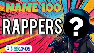 NAME 100 RAPPERS QUIZ! How Many Hip Hop Artists Do You Know? All Eras • Rap Music Challenge