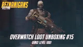 Распаковка контейнеров с лутом в Overwatch Beta &mdash; уровень 100