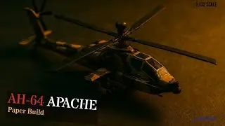 No Kits. No Plastic. Just Pure Paper &ndash; Building a 1 : 132 Scale AH-64 Apache!