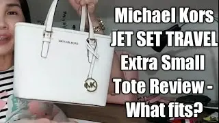 Michael Kors Jet Set Travel Top Zip Tote  Extra Small - what fits?