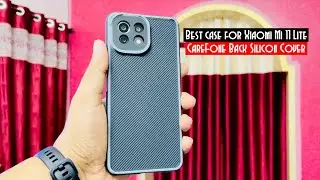 Best case for Xiaomi Mi 11 Lite | CareFone Back Cover for Mi 11 Lite 5G - Grey, Shock Proof, Silicon