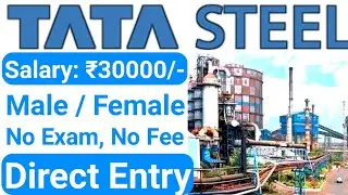 TATA Steel Recruitment 2022, TATA Steel JE Recruitment 2022 TATA Steel Permanent Jobs Vacancy #jobs