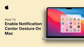 Как включить жесты в Центре уведомлений на Mac