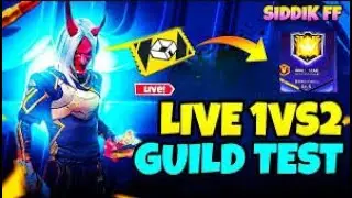 🔴 LIVE: GUILD TEST 📛 1vs1 CUSTOM ⚡ ONLY RED NUMBER 😱 #shorts #freefire @DesiGamers_ @Badge99ff