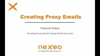 Tutorial - Creating Proxy Emails