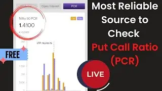 Put Call Ratio (PCR) Live Market Update Free !! Most Reliable Source to Check PCR !!