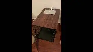 DIY Dog Kennel End Table