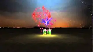 Katy Perry-Firework (virtual fireworks)