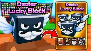 Opening 100 DEALER LUCKY BLOCKS in Craft A Brainrot