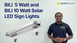 BILI 5 watt and 10 watt Solar LED Sign Lights