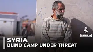 Blind residents of Syria&rsquo;s &lsquo;camp of light&rsquo; battle freezing winter without aid