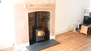 Woodburner installation (Morso O4)