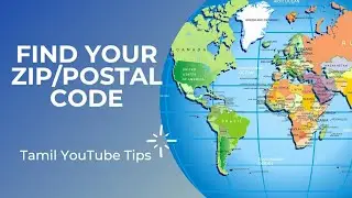 How to Find Zip / Postal Code தபால் குறியீட்டு இலக்கம் Search ur Postal code input the application