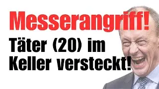 Messerstecher (20) in Keller gefasst! Er stach auf Mutter und Kinder ein!