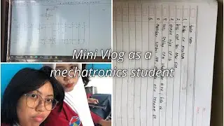 mini vlog as a mechatronics student | indonesia