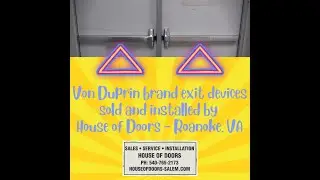 Von Duprin exit devices