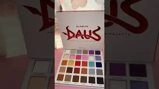 #glamlite #dausxglamlite #eyeshadowpalette #unboxing #makeupshorts