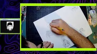 DRAWING 1400 Anime Characters! | Harrison Berger LIVE!